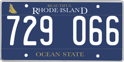 RI license plate 729066