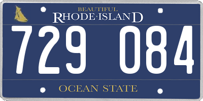 RI license plate 729084