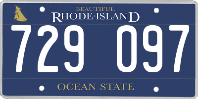 RI license plate 729097