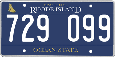 RI license plate 729099