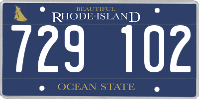 RI license plate 729102