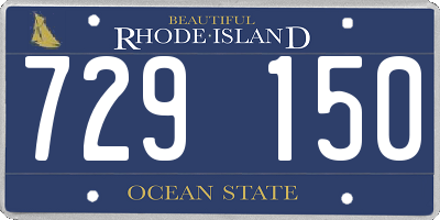 RI license plate 729150