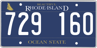 RI license plate 729160