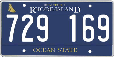 RI license plate 729169