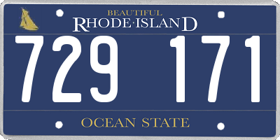 RI license plate 729171