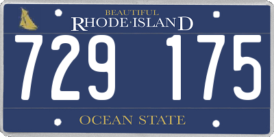RI license plate 729175