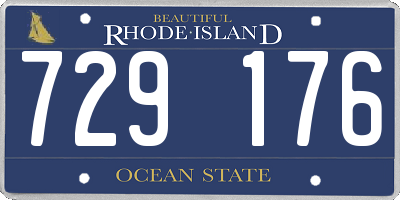 RI license plate 729176
