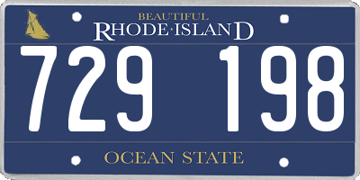 RI license plate 729198