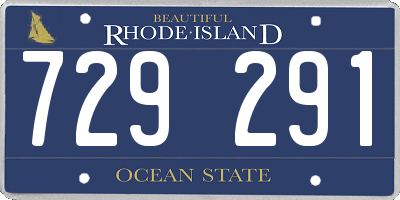 RI license plate 729291