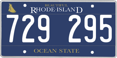 RI license plate 729295
