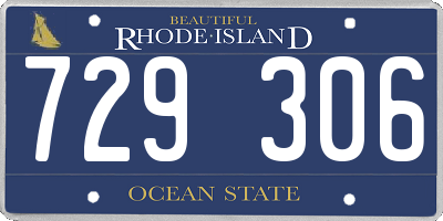 RI license plate 729306