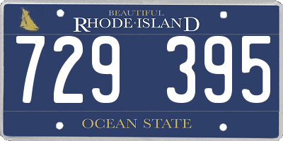 RI license plate 729395