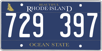 RI license plate 729397