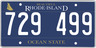 RI license plate 729499