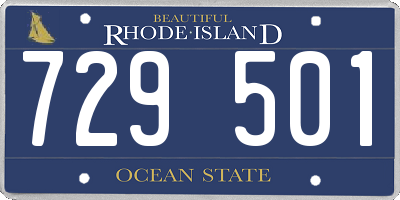 RI license plate 729501