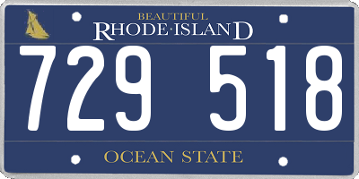 RI license plate 729518