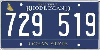 RI license plate 729519