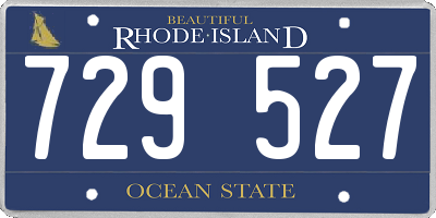 RI license plate 729527
