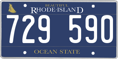 RI license plate 729590
