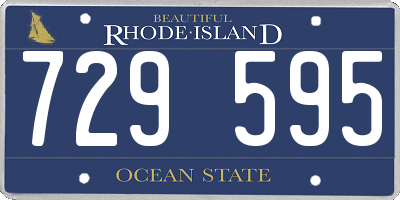 RI license plate 729595