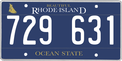 RI license plate 729631