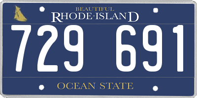 RI license plate 729691