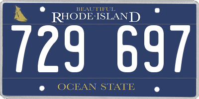 RI license plate 729697