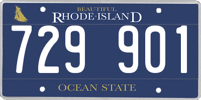 RI license plate 729901