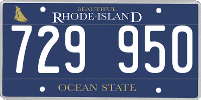 RI license plate 729950