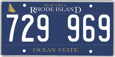 RI license plate 729969