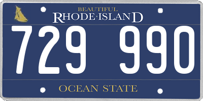 RI license plate 729990