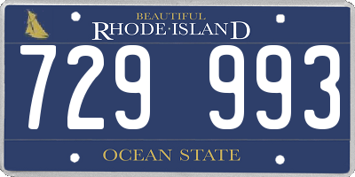 RI license plate 729993