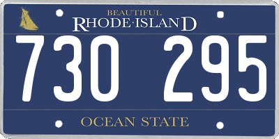 RI license plate 730295