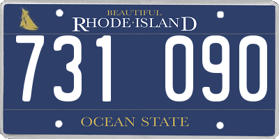 RI license plate 731090