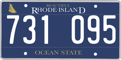 RI license plate 731095