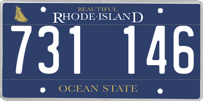RI license plate 731146