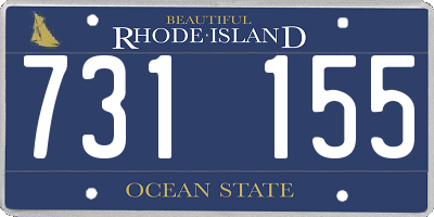 RI license plate 731155