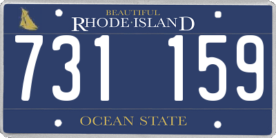 RI license plate 731159