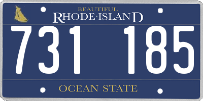RI license plate 731185