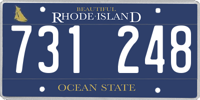 RI license plate 731248