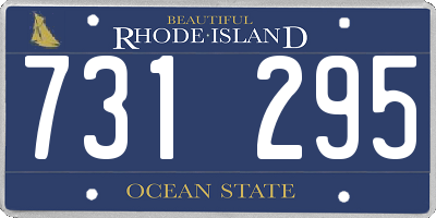 RI license plate 731295