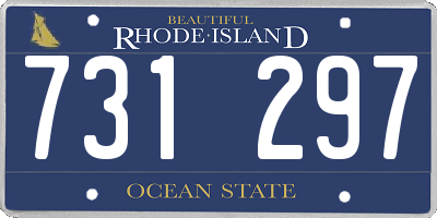 RI license plate 731297
