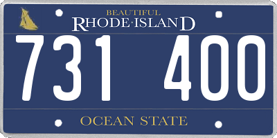 RI license plate 731400