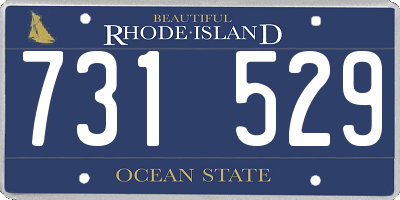 RI license plate 731529