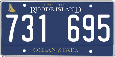 RI license plate 731695
