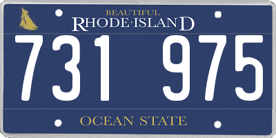 RI license plate 731975