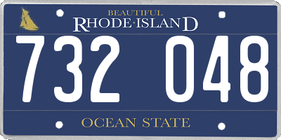 RI license plate 732048