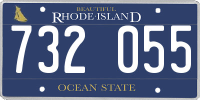 RI license plate 732055