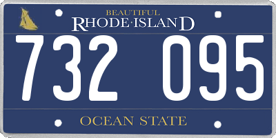 RI license plate 732095