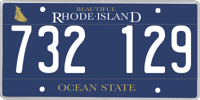 RI license plate 732129